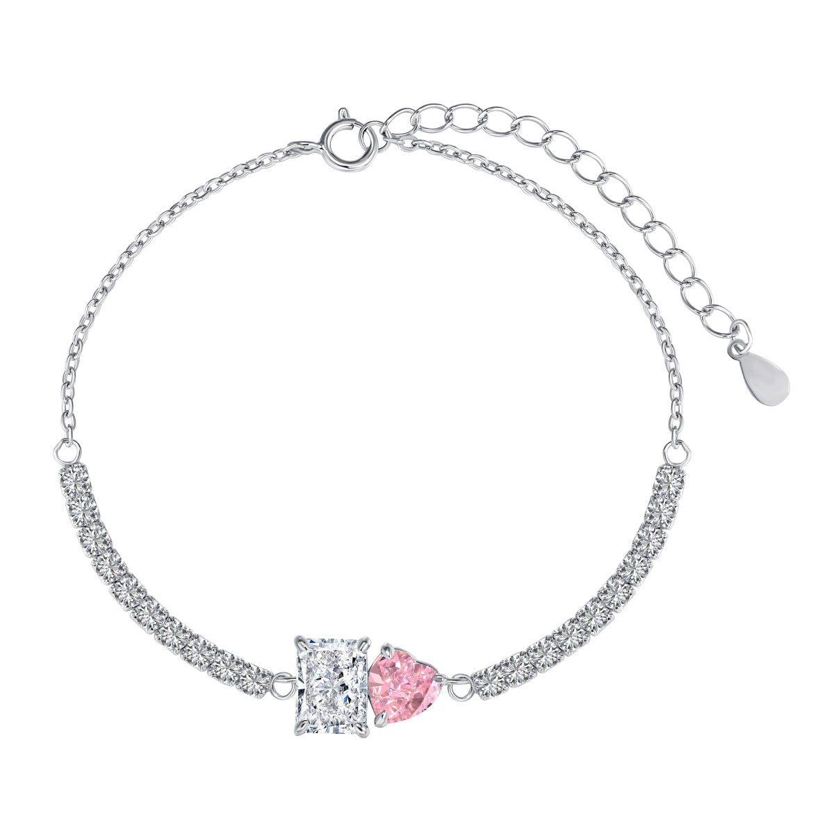 [Everoly JW]Dazzling Unique Multi Shape Lover Bracelet