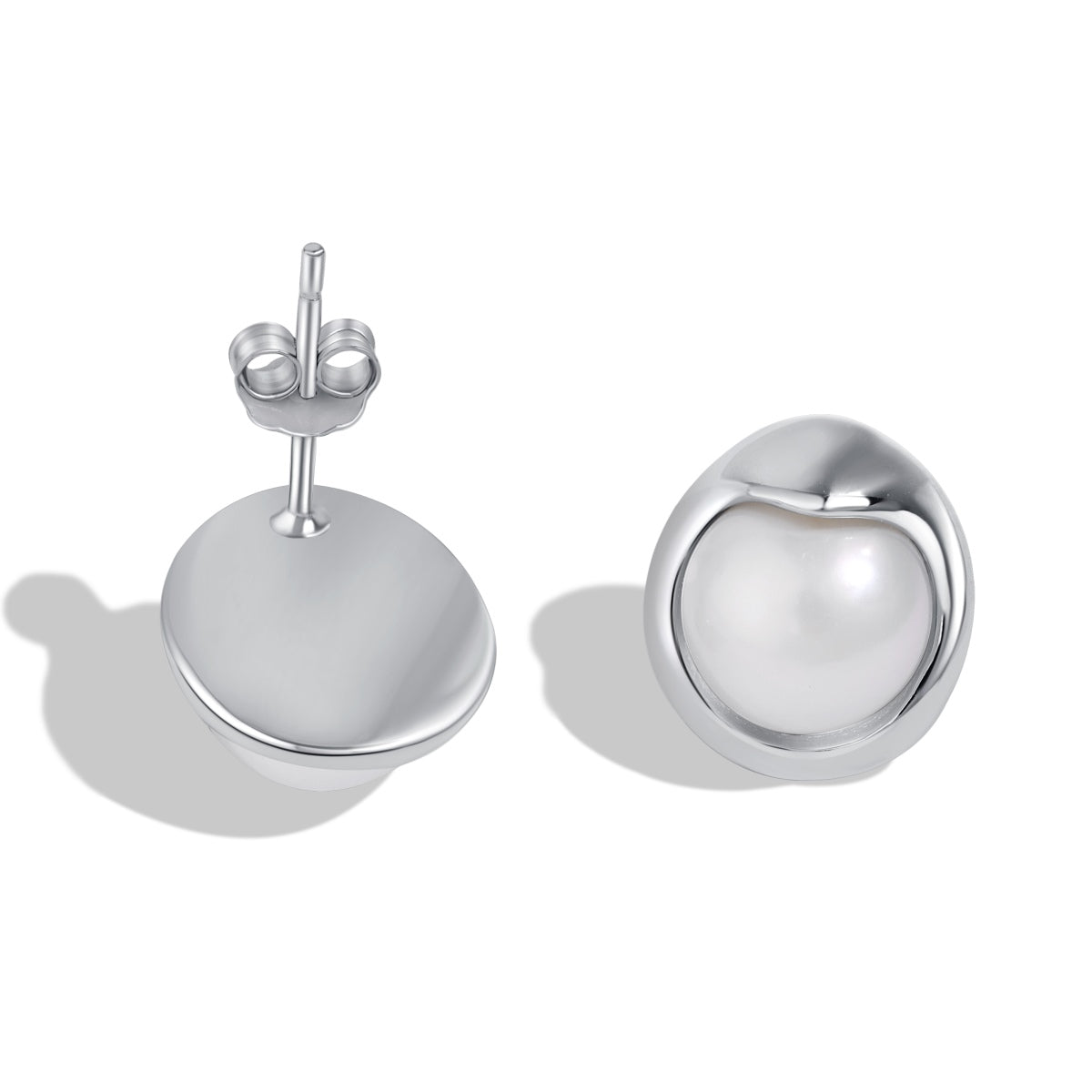 [Everoly JW]Dainty Bread Pearl Earrings