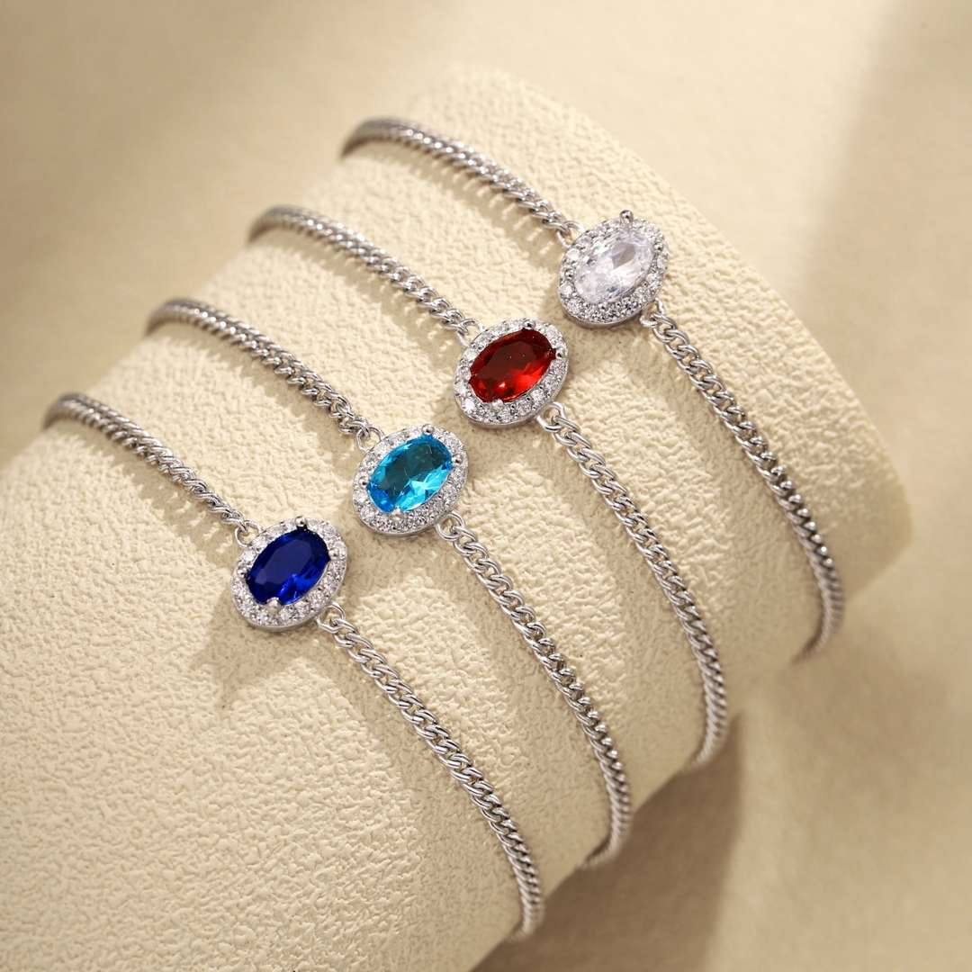 [Everoly JW]Exquisite Oval Shape Bracelet
