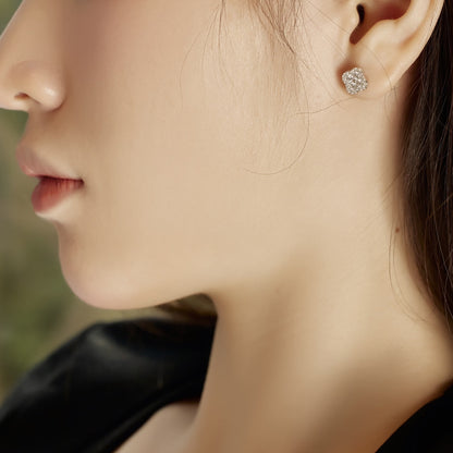 [Everoly JW]Four-Leaf Clover Flower Shaped Earrings