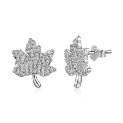 [Everoly JW]Exquisite Maple Leaf Design Earrings