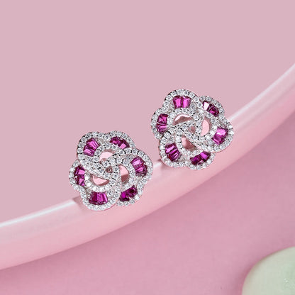 [Everoly JW]Exquisite Flower Shape Daily Earrings
