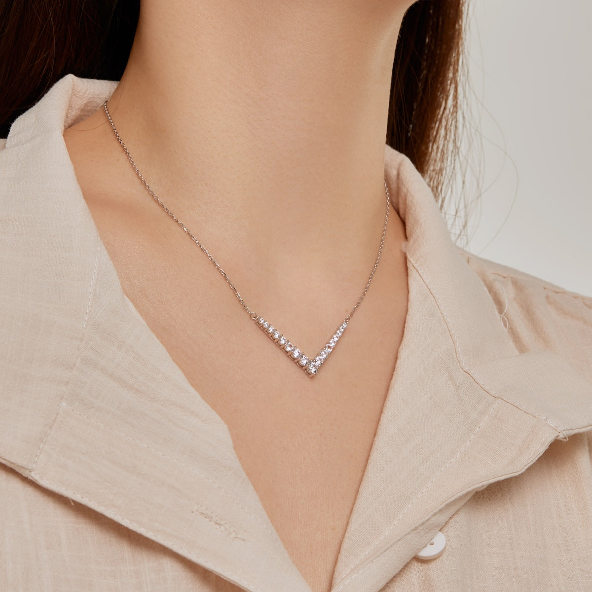 [Everoly JW]Ornate Round Cut Necklace