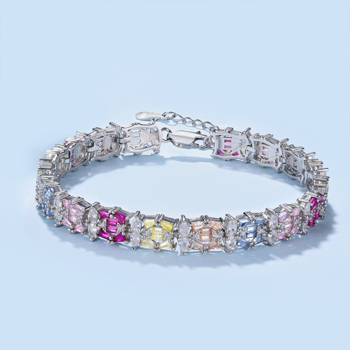 [Everoly JW]Delicate Colorful Multi Cut Party Bracelet