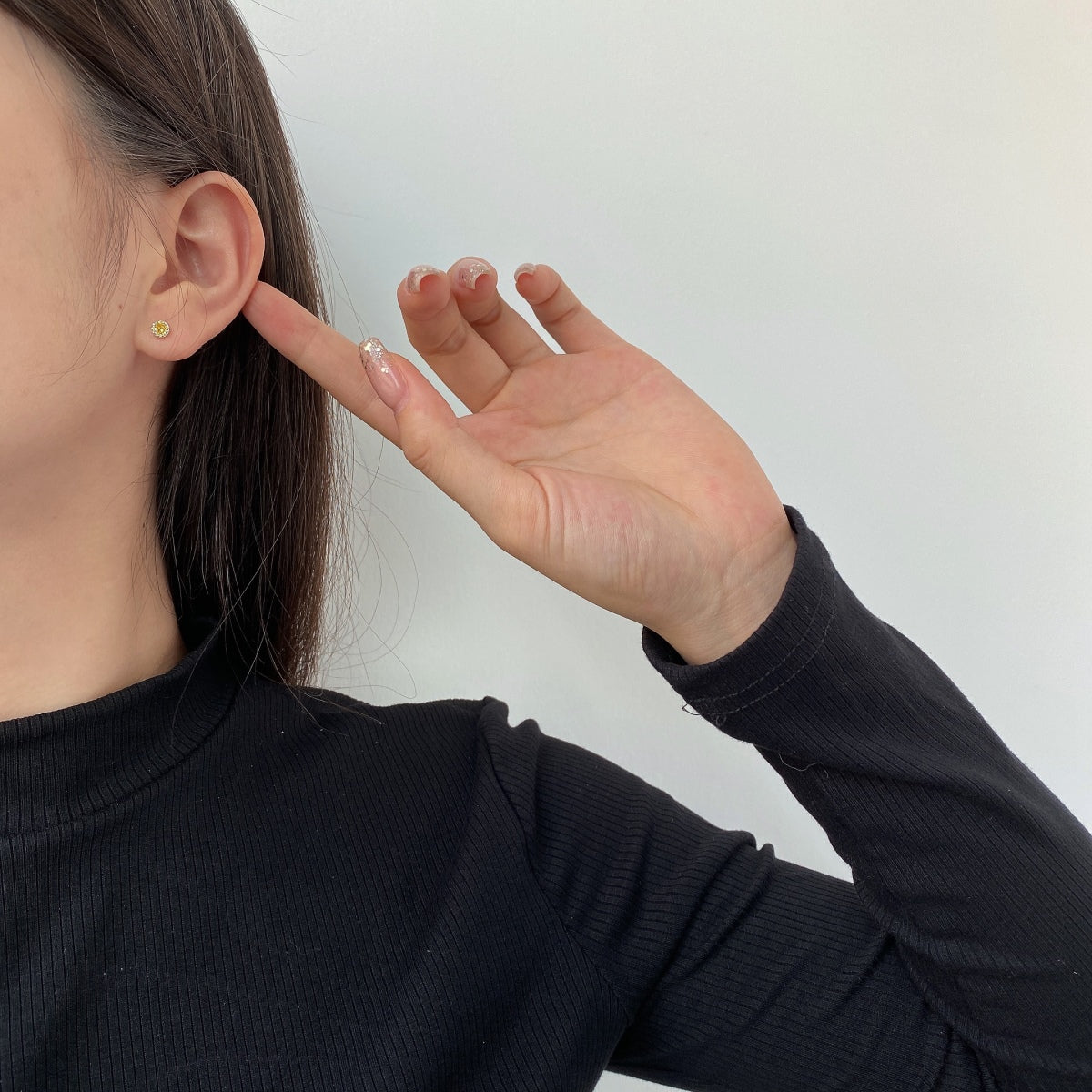 [Everoly JW]Sparkling Colorful Round Shape Earrings