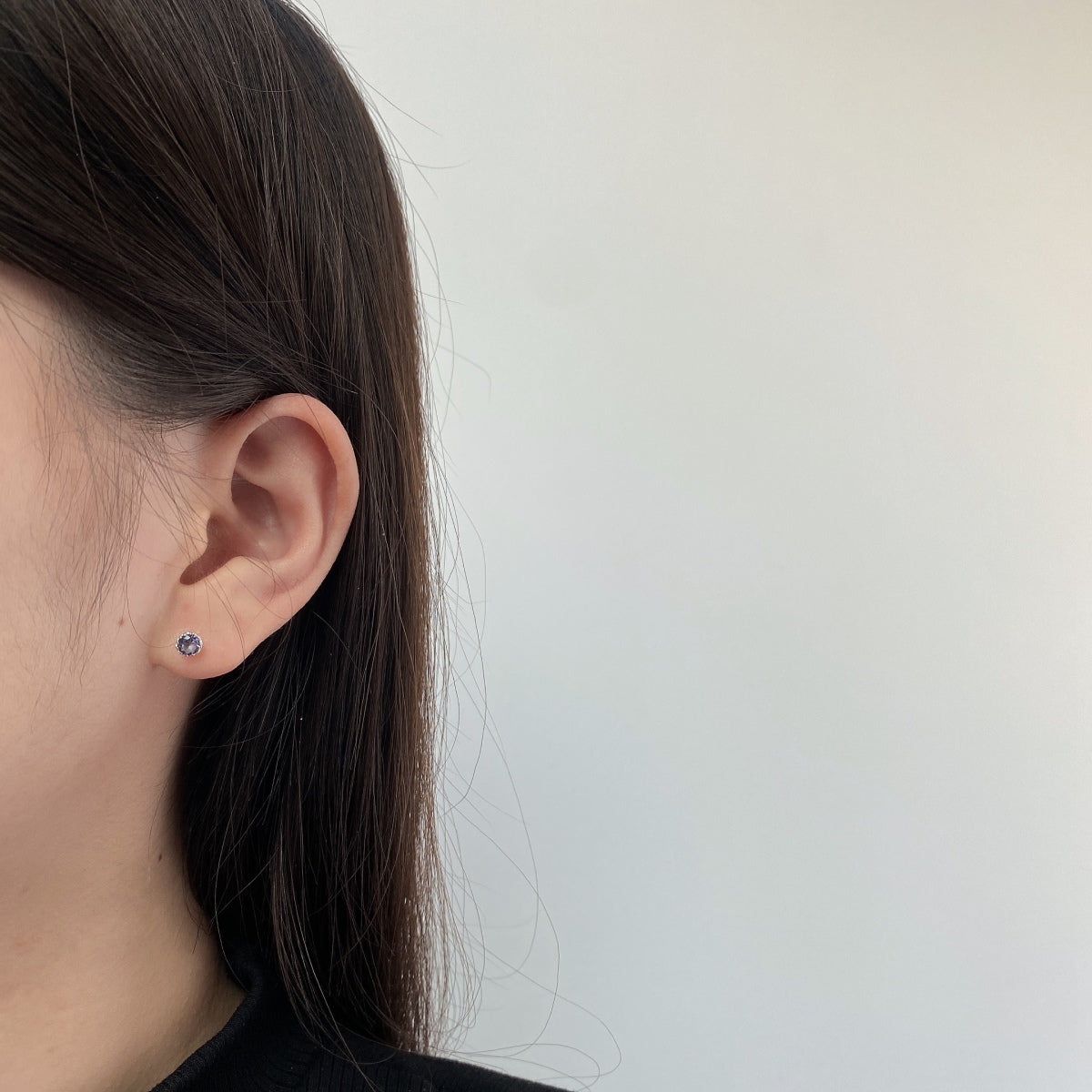 [Everoly JW]Sparkling Colorful Round Shape Earrings