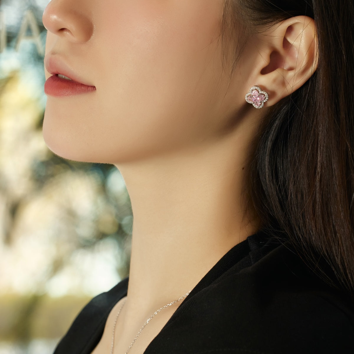 [Everoly JW]Lucky Four-Leaf Clover Exquisite Earrings