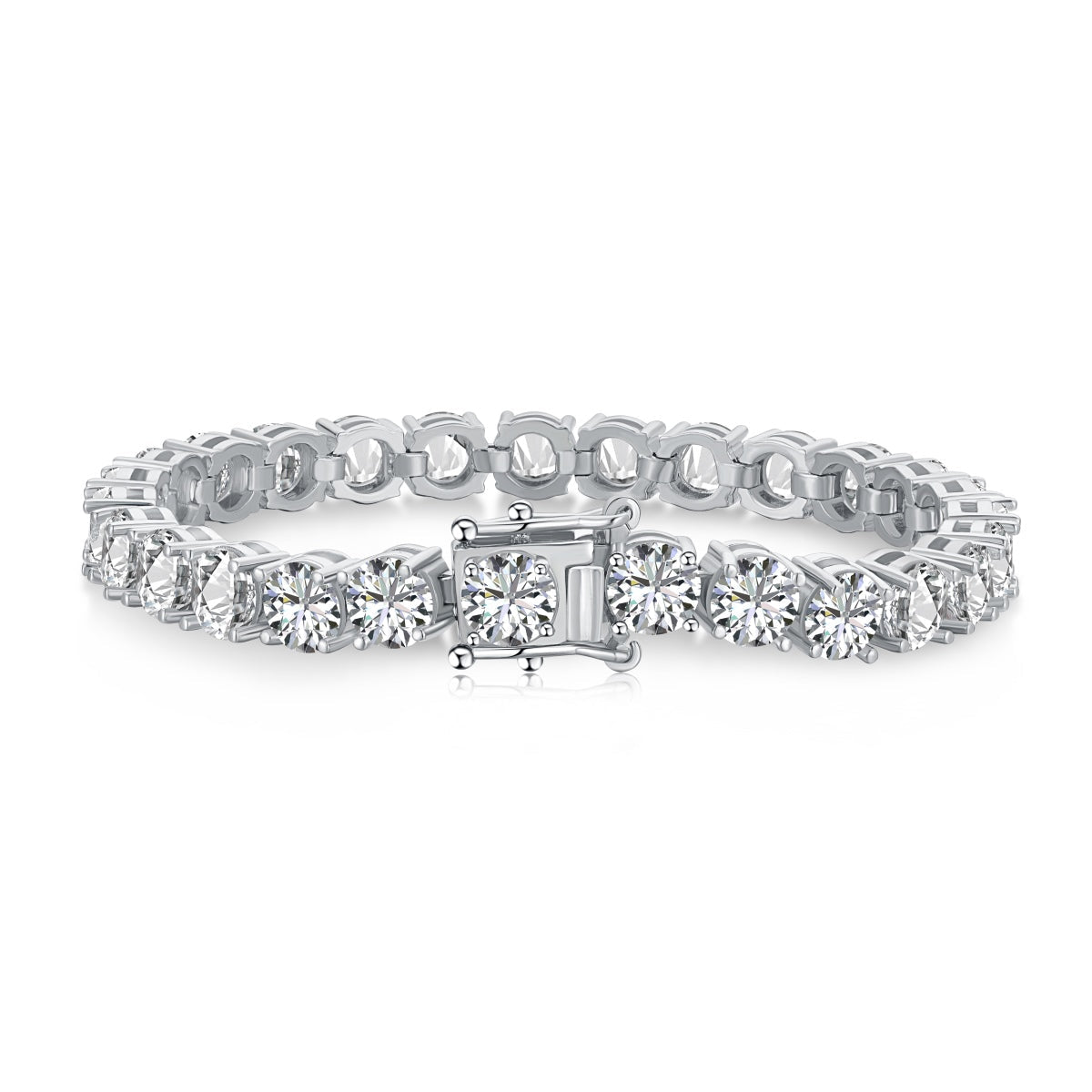 [Everoly JW]0.75 Carat Dazzling Round Cut Wedding Bracelet