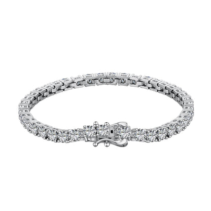 [Everoly JW]Luxurious Ornate Round Cut Tennis Bracelet