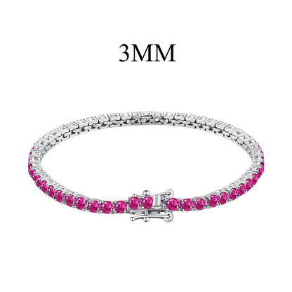[Everoly JW]Radiant Colorful Round Cut Party Bracelet