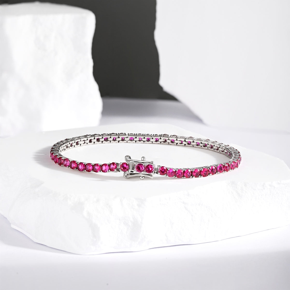 [Everoly JW]Radiant Colorful Round Cut Party Bracelet