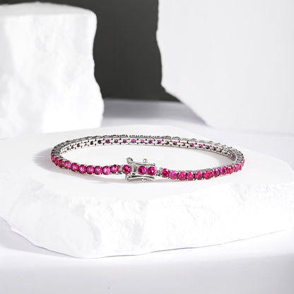 [Everoly JW]Radiant Colorful Round Cut Party Bracelet