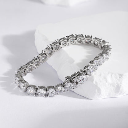 [Everoly JW]0.75 Carat Dazzling Round Cut Wedding Bracelet