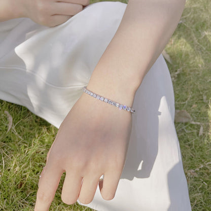 [Everoly JW]Radiant Colorful Round Cut Party Bracelet