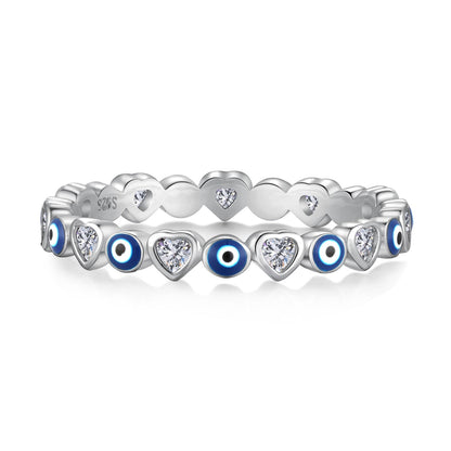 [Everoly JW]Radiant Colorful Round Shape Daily Ring