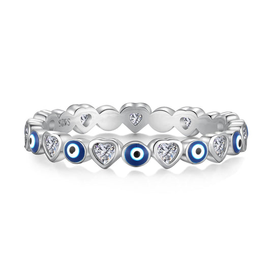 [Everoly JW]Radiant Colorful Round Shape Daily Ring