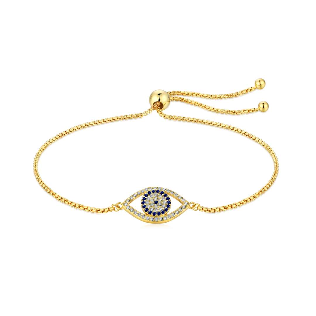 [Everoly JW]Dazzling Eye Shape Necklace