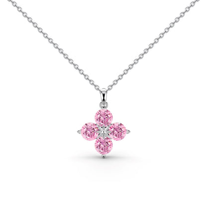 [Everoly JW]Four-Leaf Clover And Eight-Pointed Star Necklace