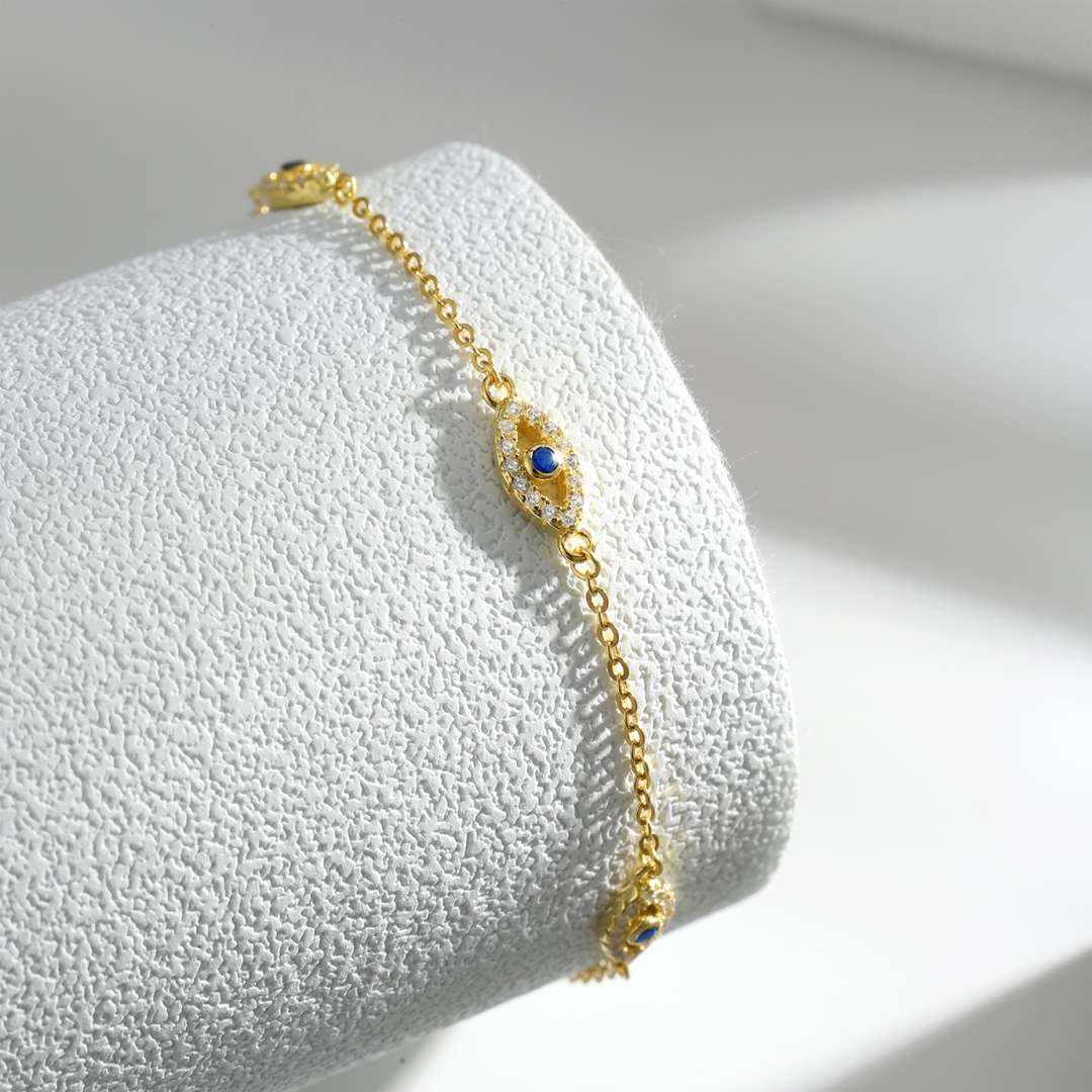 [Everoly JW]Evil Eye Shape Pendent Necklace