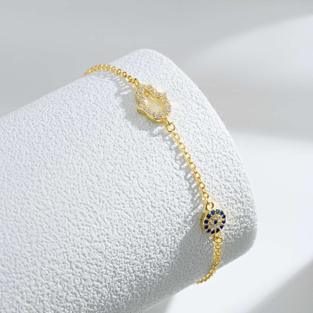 [Everoly JW]Gost Shape & Round Shape Necklace