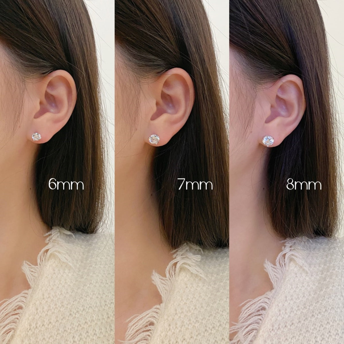 [Everoly JW]Dainty Round Shape Earrings