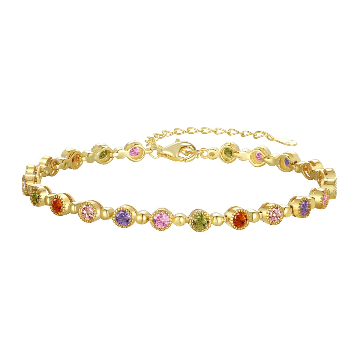 [Everoly JW]Sparkling Exquisite Round Cut Party Bracelet