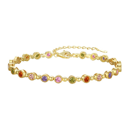 [Everoly JW]Sparkling Exquisite Round Cut Party Bracelet