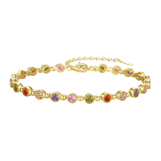 [Everoly JW]Sparkling Exquisite Round Cut Party Bracelet