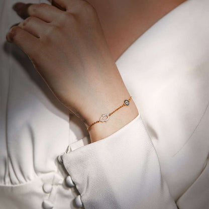 [Everoly JW]Gost Shape & Round Shape Necklace