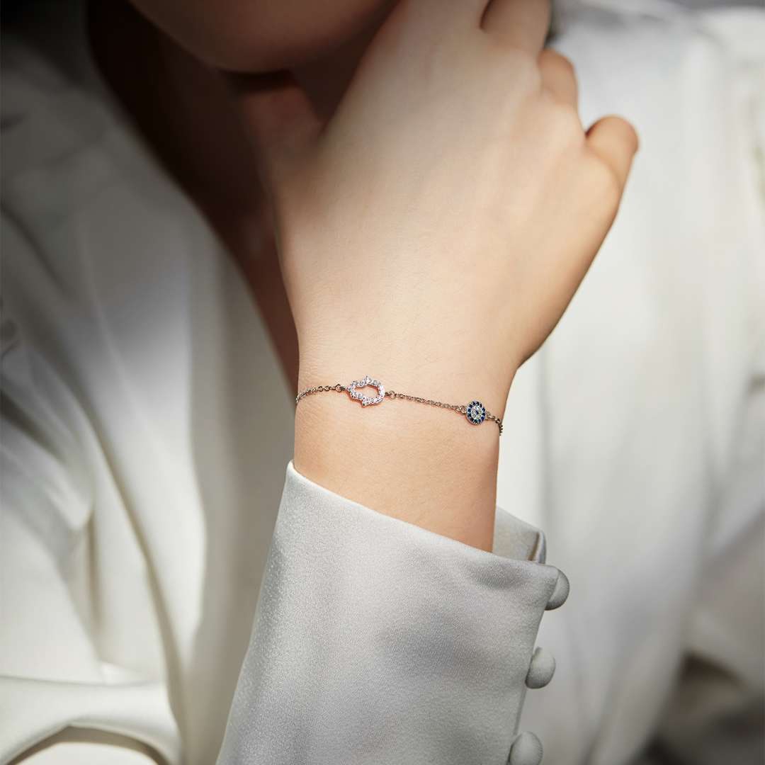 [Everoly JW]Gost Shape & Round Shape Necklace