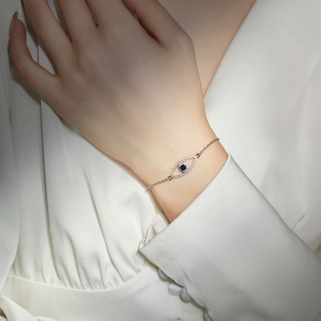 [Everoly JW]Devil's Eye Hollow Design Bracelet