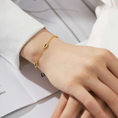 [Everoly JW]Evil Eye Shape Pendent Necklace