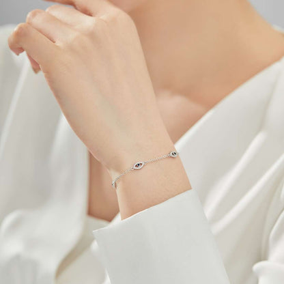 [Everoly JW]Evil Eye Shape Pendent Necklace