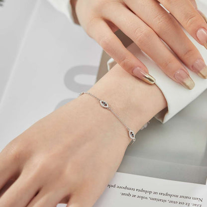 [Everoly JW]Evil Eye Shape Pendent Necklace