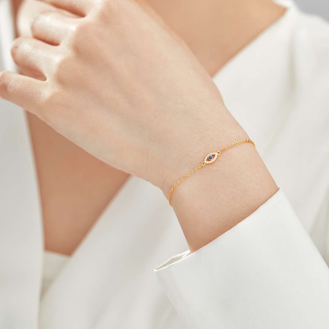 [Everoly JW]Evil Eye Shape Necklace