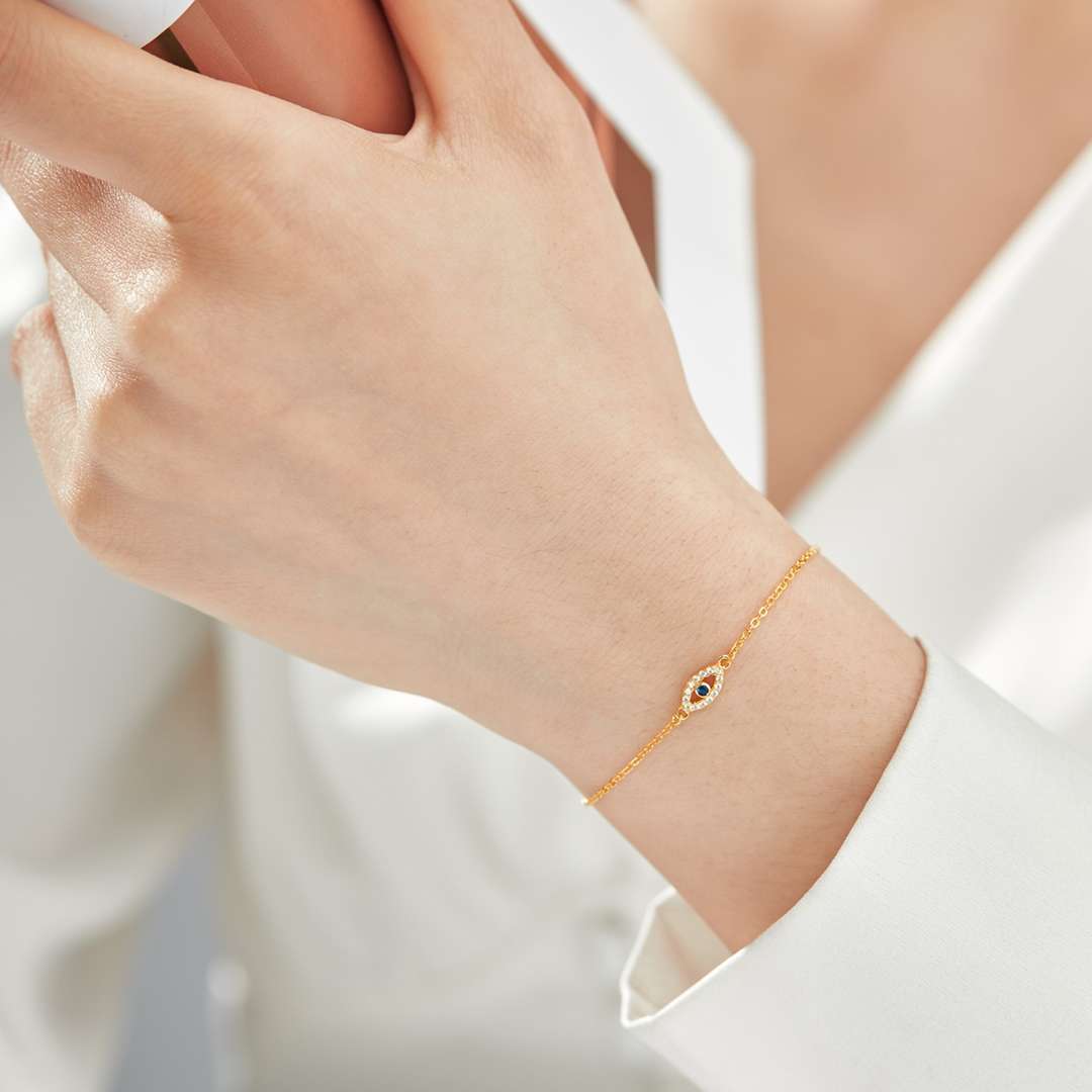 [Everoly JW]Evil Eye Shape Necklace