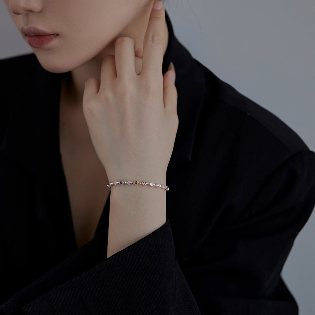 [Everoly JW]Sparkling Exquisite Round Cut Party Bracelet