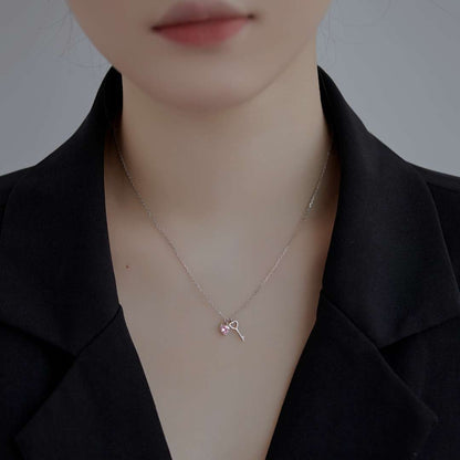 [Everoly JW]Unique Heart Shape Key Pendent Necklace