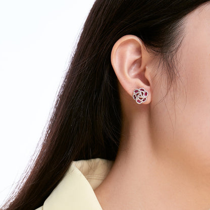 [Everoly JW]Exquisite Flower Shape Daily Earrings