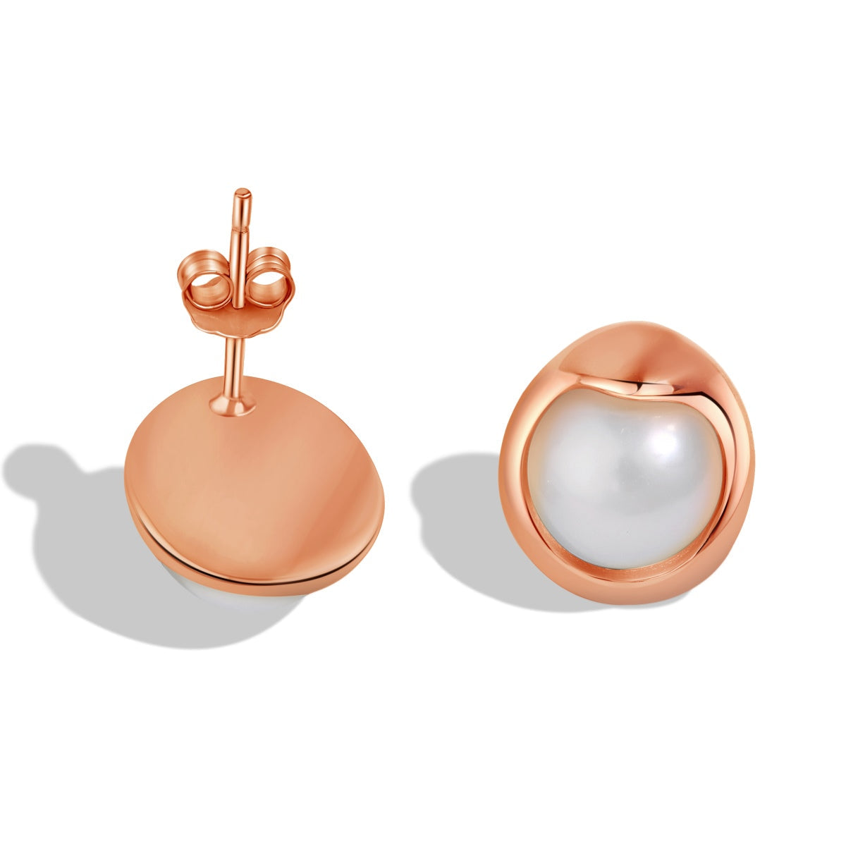 [Everoly JW]Dainty Bread Pearl Earrings