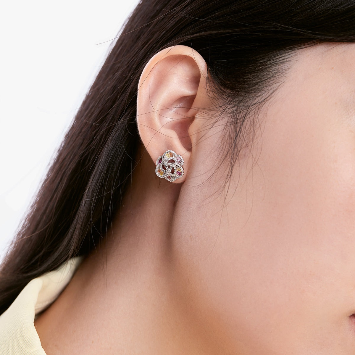 [Everoly JW]Exquisite Flower Shape Daily Earrings