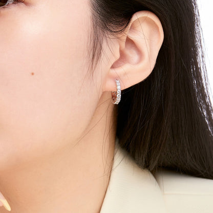 [Everoly JW]Radiant Colorful Round Cut Earrings