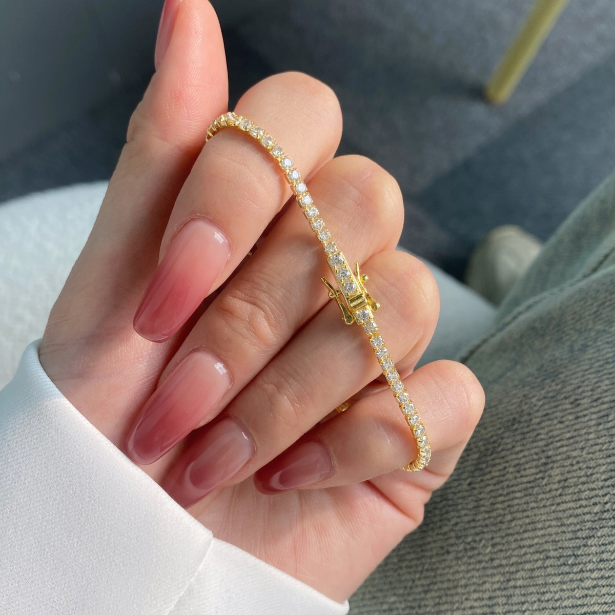 [Everoly JW]Radiant Colorful Round Cut Party Bracelet