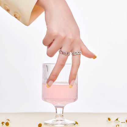 [Everoly JW]Sparkling Vibrant Emerald Cut Daily Ring