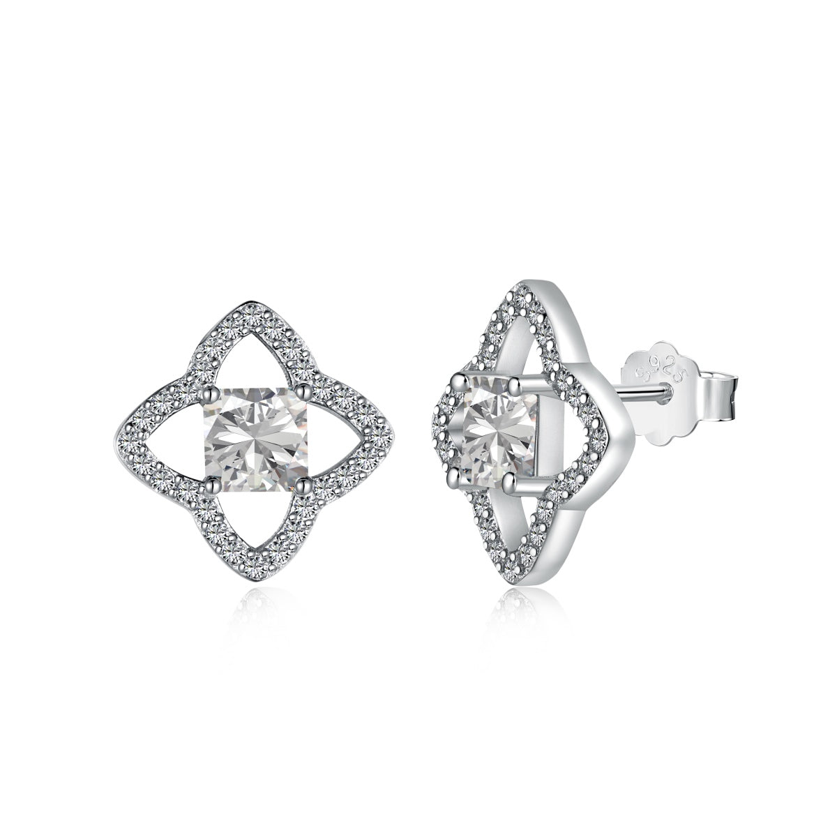 [Everoly JW]Elegant Star Shape Princess Cut Daily Earrings