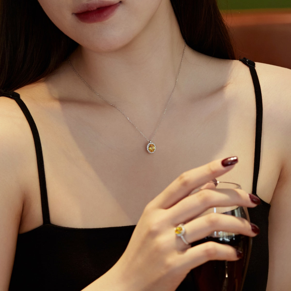 [Everoly JW]Delicate Unique Oval Cut Daily Earrings