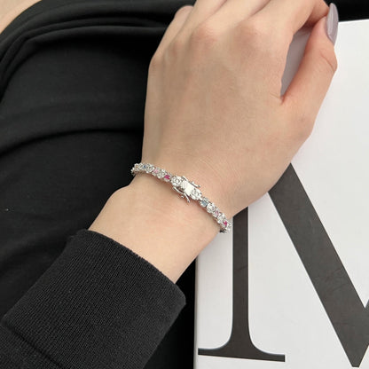 [Everoly JW]Dazzling Radiant Multi Cut Daily Bracelet