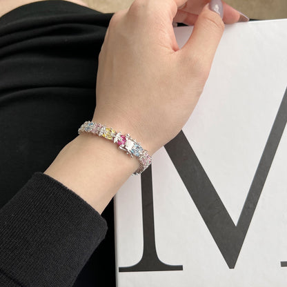 [Everoly JW]Delicate Colorful Multi Cut Party Bracelet