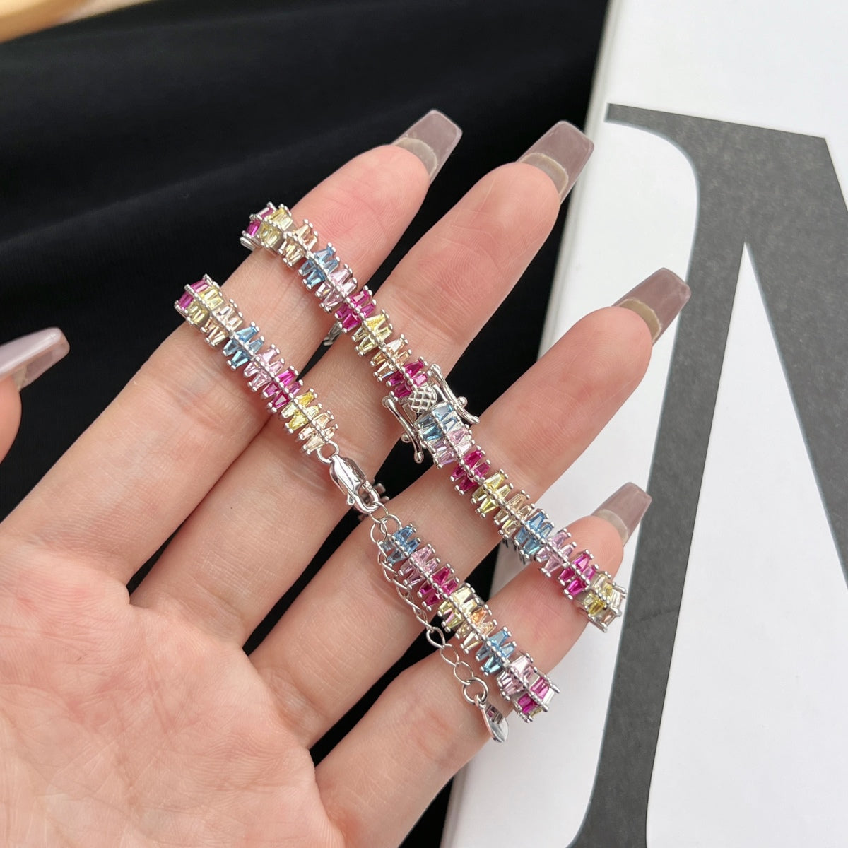 [Everoly JW]Sparkling Exquisite Multi Cut Party Bracelet