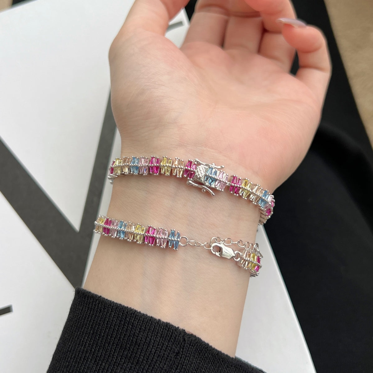 [Everoly JW]Sparkling Exquisite Multi Cut Party Bracelet